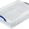 Cajas almacenaje Really Useful Products Plastic Storage Box 24,5 L transparent