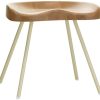 Vitra Tabouret N° 307 Stool natural oak oiled powder coated ecru natural oak powder coated ecru Muebles de diseño