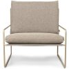 Muebles de diseño ferm LIVING Desert Dolce outdoor armchair cashmere / dark sand 78 x 85 x 79 cm