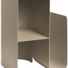 Muebles de diseño ferm LIVING Vault side table cashmere powder-coated cashmere 40.2x50x33.4cm