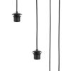 Lámparas Highlight Fantasy pendant light, five-bulb, black