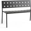 Muebles de diseño HAY Balcony dining bench black 114x79x52 cm anthracite (AB825-B679-AA96) (202)