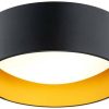 Lámparas Argon Riu ceiling light, black/gold, steel, Ø 35 cm