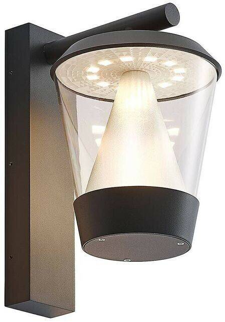 Lámparas de exterior Lucande Tiany LED outdoor wall light, hanging