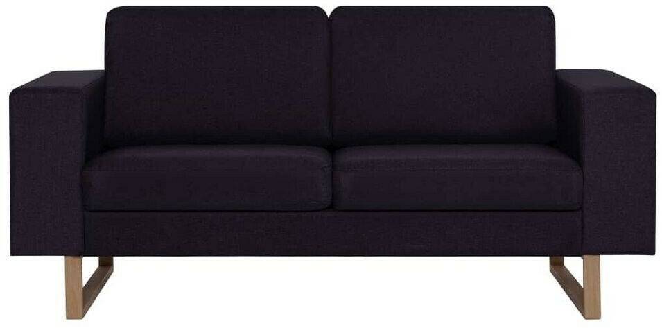 Sofás vidaXL 2-Seater Sofa Bed 156 cmblack