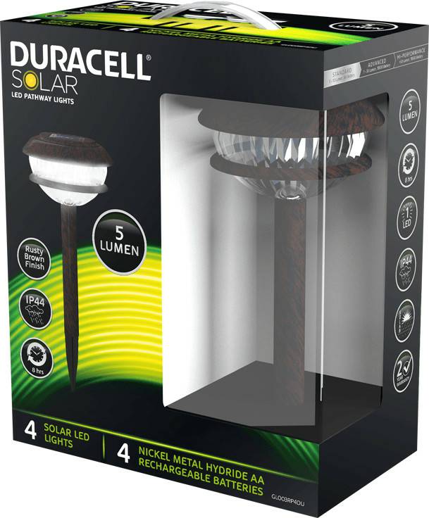 Duracell GL003RP4DU Lámparas de exterior