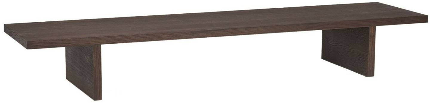 Muebles de diseño ferm LIVING Kona side table low dark oak 140x20x34cm