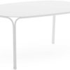 Muebles de diseño Kartell Hiray garden table low 38 cm white