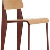 Muebles de diseño Vitra Standard chair natural oak powder coated Japanese red natural oak