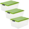 Rotho Compact 38L 3 Pcs. Rotho Compact 38L 3 Pcs.Transparent/Green