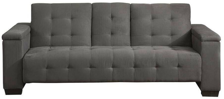 Kauf-Unique Sofa bed folding sofa 3-seater - microfiber - gray - DEVONSHIRE Sofás