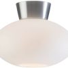 Lámparas Belid Bullo ceiling light opal glass Ø27cm aluminum