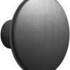 Muuto The Dots coat hook L Ø 5cm black Muebles de diseño