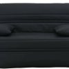 Kauf-Unique Sofa bed - closing aid - cotton - 160 x 200 cm - black - CANYON III Sofás