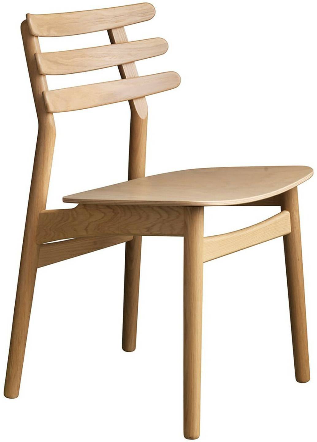 Muebles de diseño FDB Møbler J48 chair natural lacquered natural 45.9x79.3x47.1cm