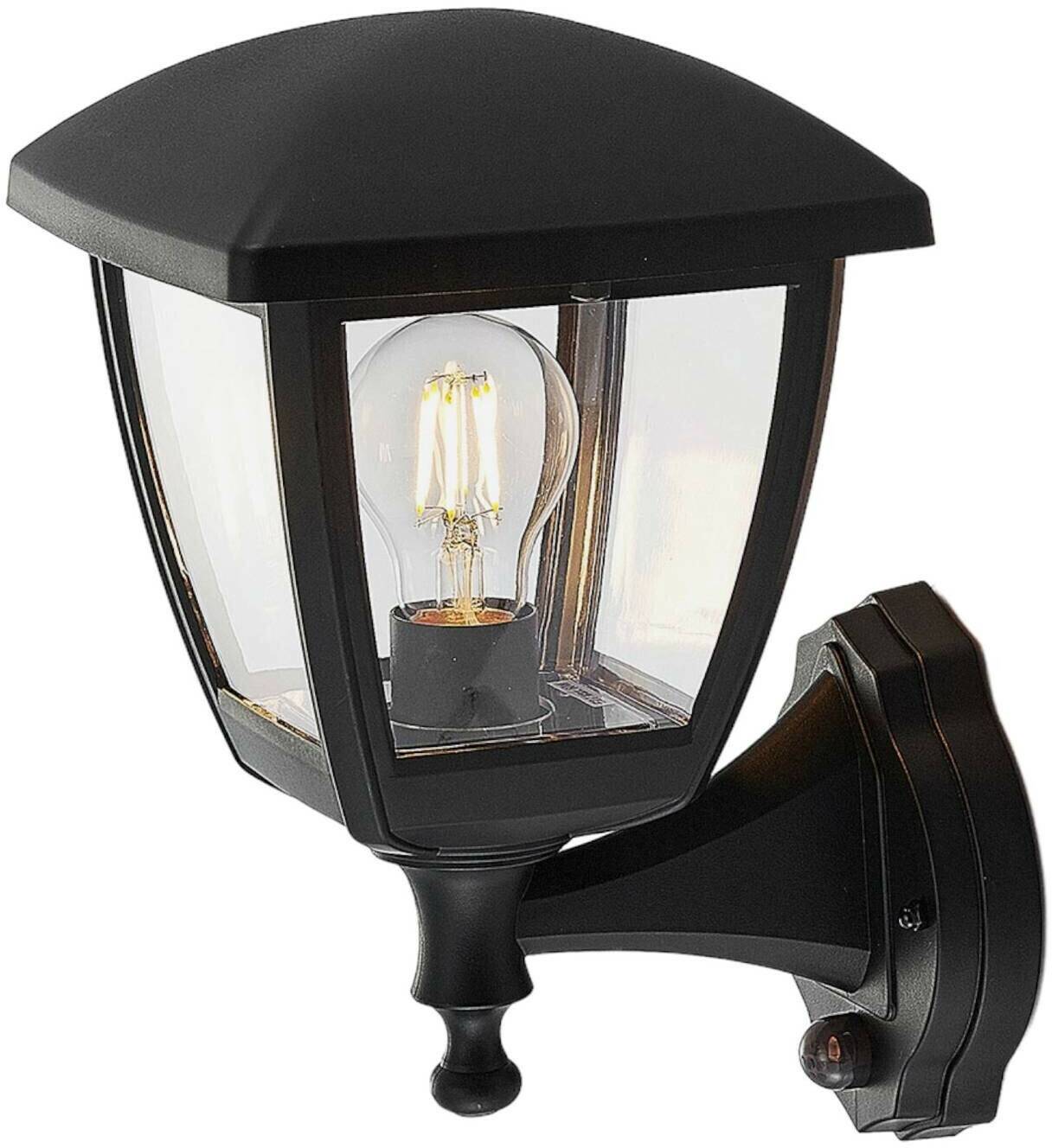 Lámparas de exterior Lindby Acelya outdoor wall lantern with motion detector