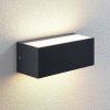 Lámparas de exterior Lindby LED outdoor wall light Nienke, IP65, 23 cm