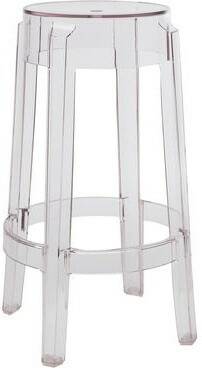 Kartell Charles Ghost taburete medio4898B4 transparente Kartell Charles Ghost taburete medio