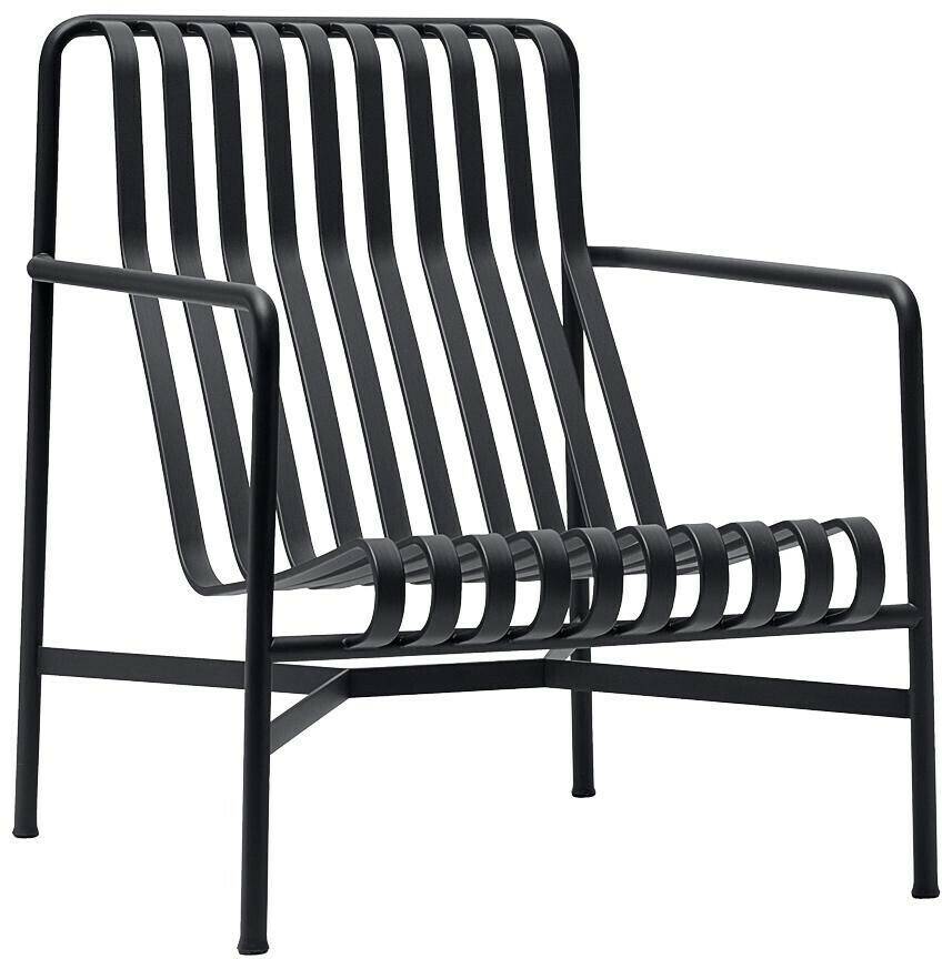 HAY Palissade Lounge Chair HighAnthracite gris HAY Palissade Lounge Chair High