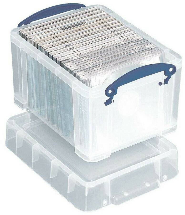 Cajas almacenaje Really Useful Products Clear Plastic Storage Box 3 L (4801774)