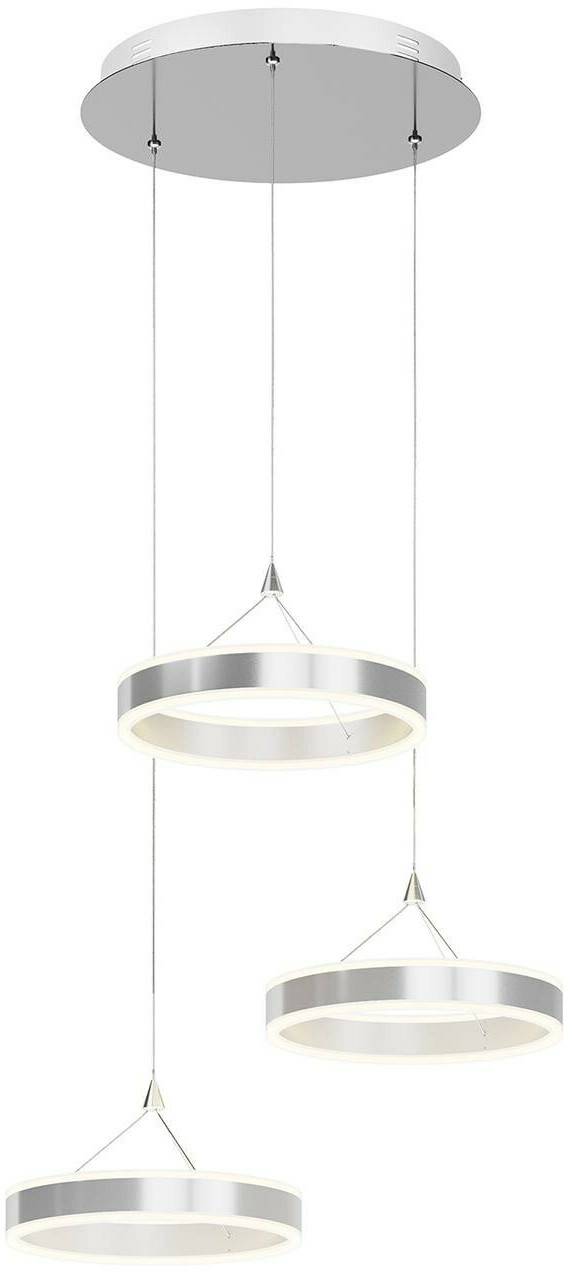 Lucande Lyani LED pendant lamp, 3 rings, different heights Lámparas