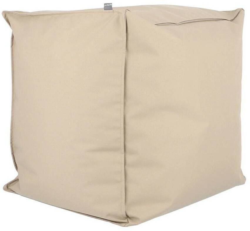 Jan Kurtz Gwen Outdoor Pouf taupe 55x55x45cm taupe LxWxH 55x55x45cm (491605) Muebles de diseño