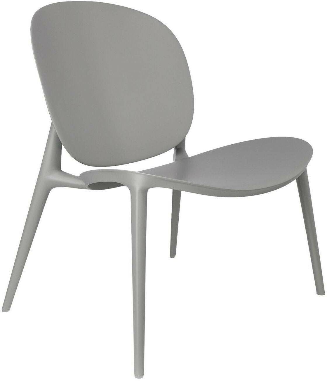 Kartell Be Bop garden armchair grey/polypropylene modified dyed/soft touch treatment 69x75x62cm (582607) Muebles de diseño