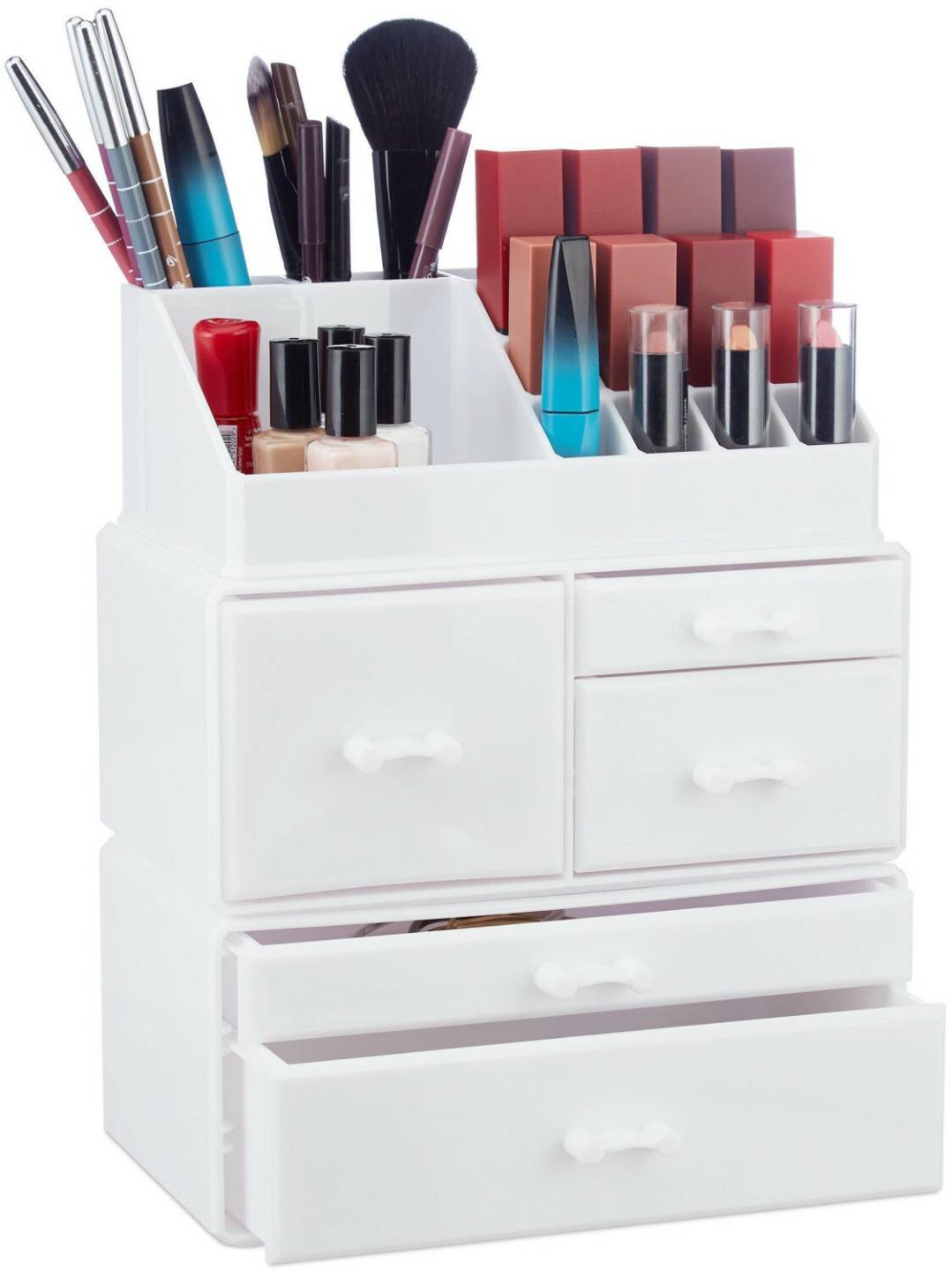 Relaxdays Make-up organizer 29.5x23.5x14cm Cajas almacenaje