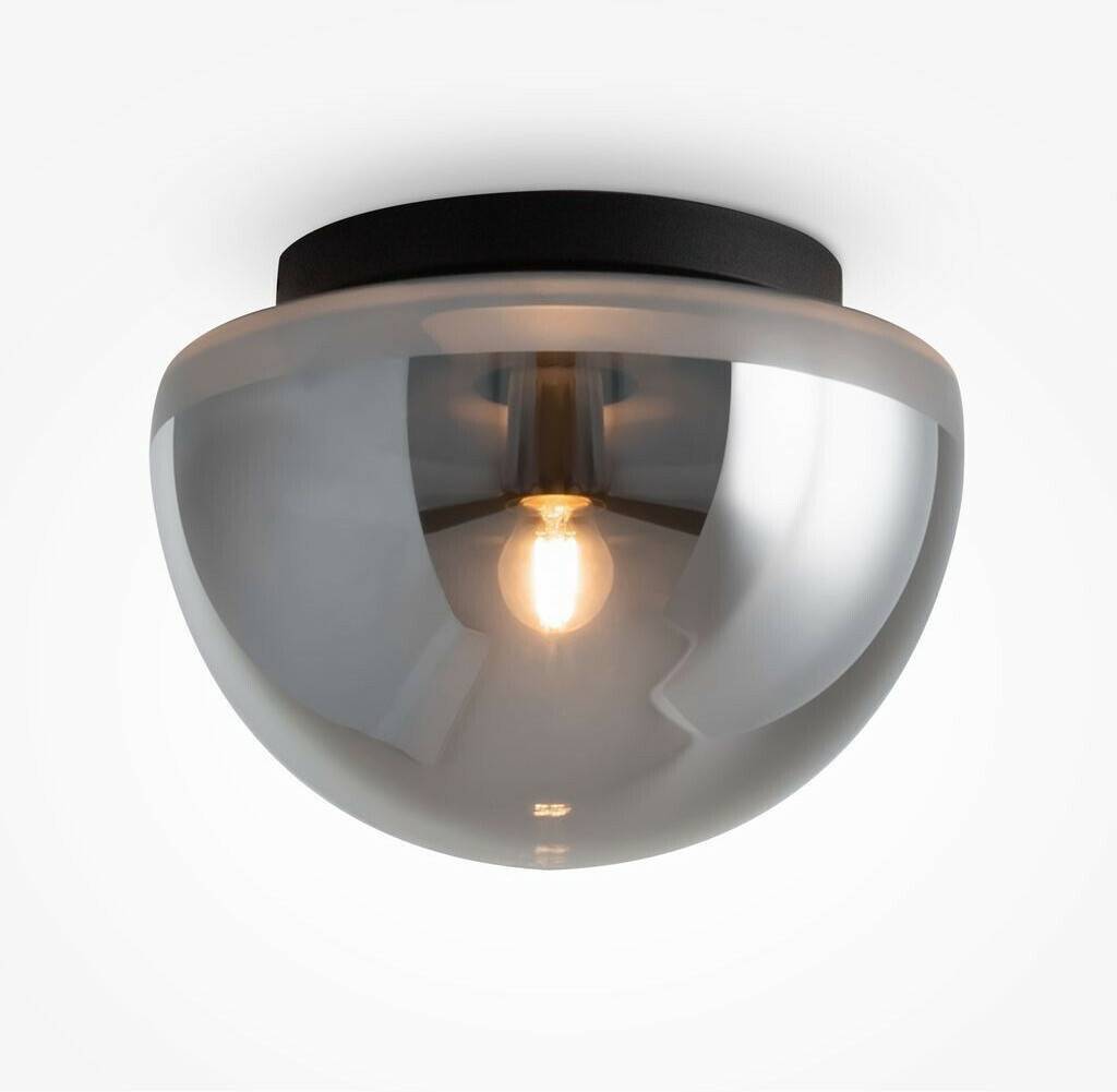 Maytoni Ceiling light Glassy smoke grey Ø 31.5 cm glass Lámparas