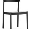 Muebles de diseño Normann Copenhagen Timb chair - set of 2 - black - set of 2 82x52x51x seat height 46 cm