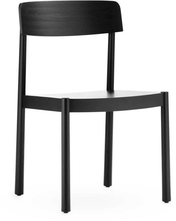 Muebles de diseño Normann Copenhagen Timb chair - set of 2 - black - set of 2 82x52x51x seat height 46 cm