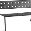 HAY Balcony lounge bench 113x72x69 cmblack 113x72x69 cm anthracite (402) negro HAY Balcony lounge bench 113x72x69 cm