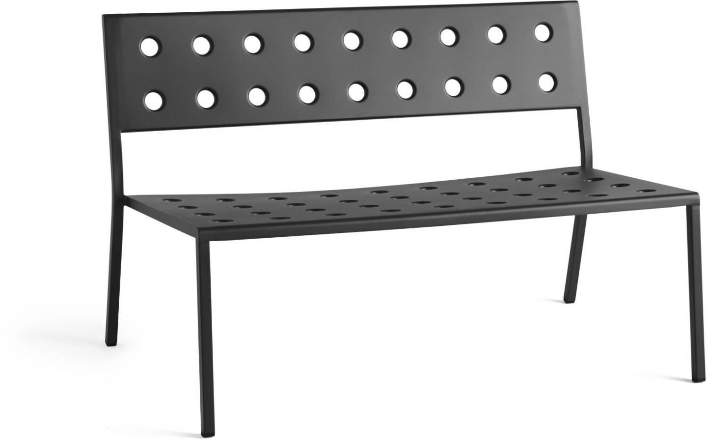 HAY Balcony lounge bench 113x72x69 cmblack 113x72x69 cm anthracite (402) negro HAY Balcony lounge bench 113x72x69 cm