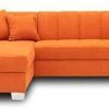 Sofás Domo Polstermöbel Capri L left (239x152x75cm)orange