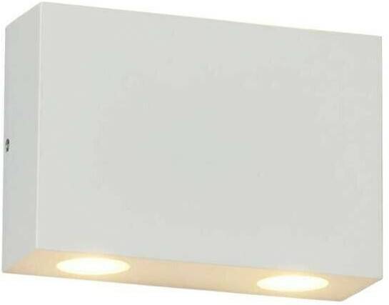 Lucande 4-bulb Henor LED outdoor wall light in white Lámparas de exterior