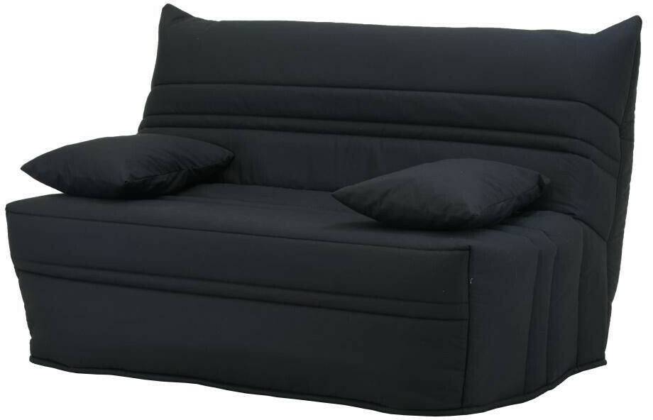 Kauf-Unique Sofa bed - closing aid - cotton - 160 x 200 cm - black - CANYON III Sofás