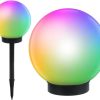 Lámparas de exterior GreenBlue Led solar ball ø15cm rgb (gb122)