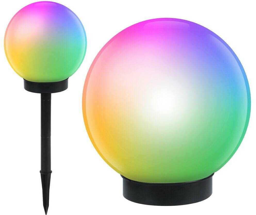 Lámparas de exterior GreenBlue Led solar ball ø15cm rgb (gb122)