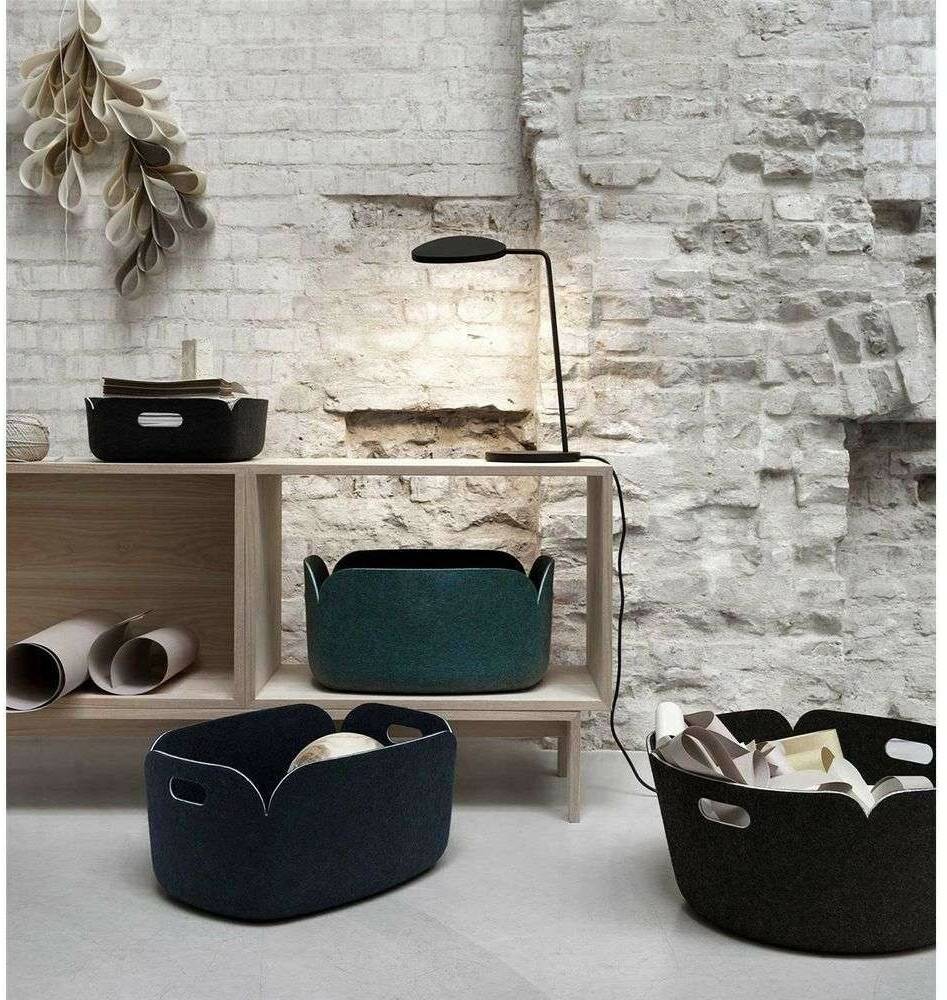 Muuto Restore Basket23x35x48cm Dusty Green Muuto Restore Basket