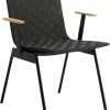 Muebles de diseño &Tradition Ville AV34 armchair 67x59x79 cm warm black