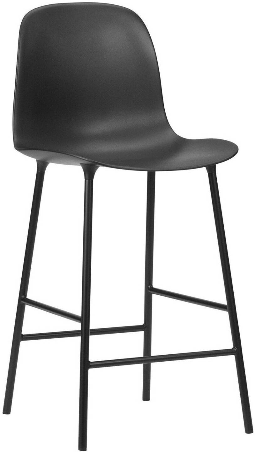 Muebles de diseño Normann Copenhagen Form bar chair 65cm black lacquered black lacquered