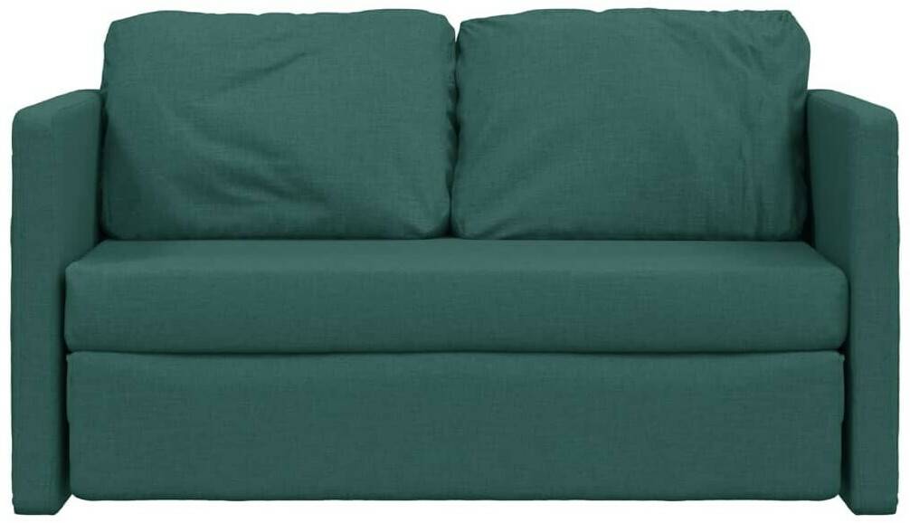 Sofás vidaXL Floor sofa with sleeping function 112x174x55 cm Fabricdark green