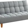 Sofás Kauf-Unique 3-seater folding sofa 182x97x87 cm gray