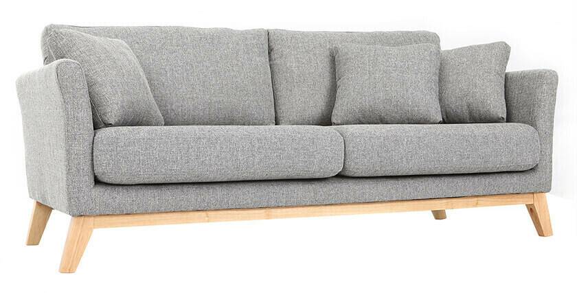 Miliboo Sofa OsloLight Grey Sofás