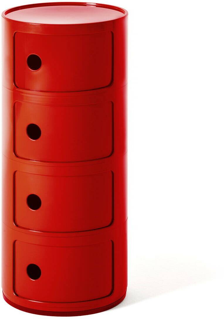 Kartell Componibili 4 Elements (4985)red (498510) rojo Kartell Componibili 4 Elements (4985)