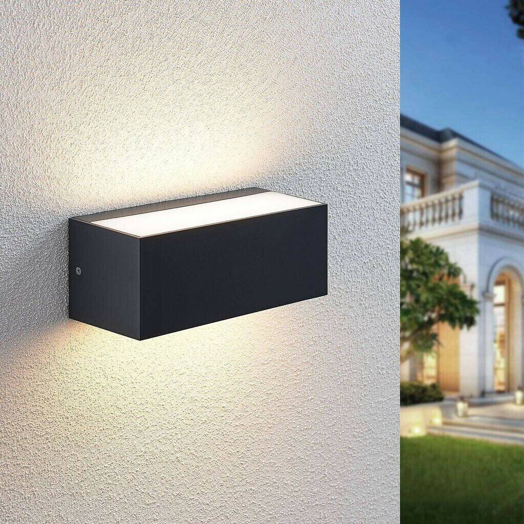 Lámparas de exterior Lindby LED outdoor wall light Nienke, IP65, 23 cm