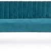 Sofás Bizzotto 3-seater sofa Avril peacock blue