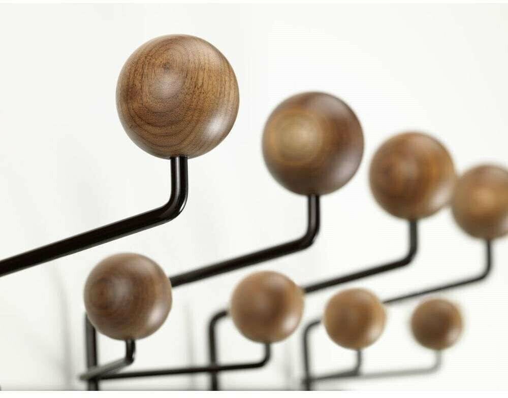 Vitra Hang it all colgadorCoat Hanger Walnut Brown color madera Vitra Hang it all colgador