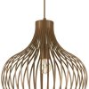 Lámparas IDEAL LUX ONION pendant light E27 ⌀380mm dimmable brown 205298