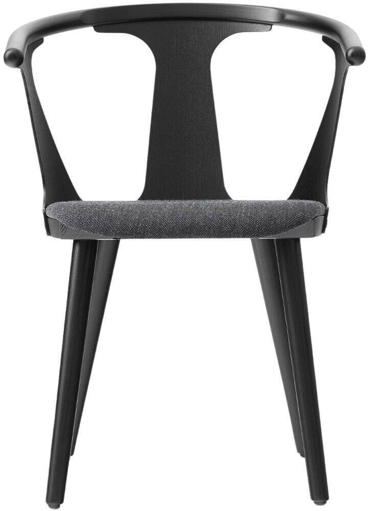 &Tradition In Between SK2 chair black fabric 58x77x54 cm fiord 191 (82010312) (703) Muebles de diseño